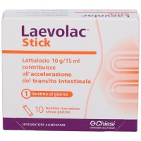 Laevolac Stick 10 Bustine - Integratore per Stitichezza Occasionale