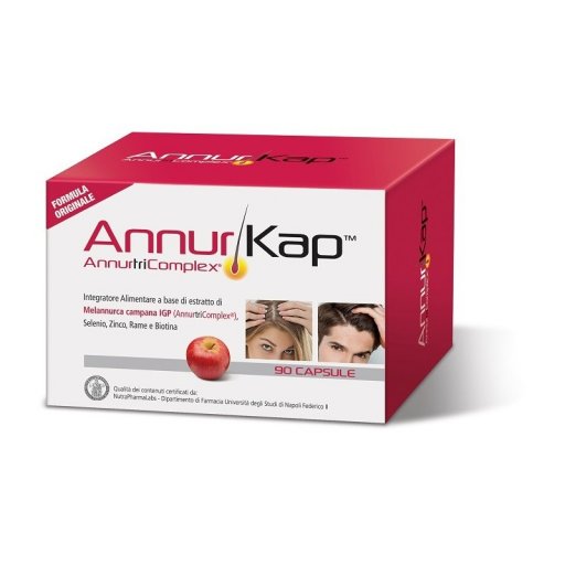 Annurkap Capelli Sani e Forti 90 Capsule - Integratore per la Cura dei Capelli