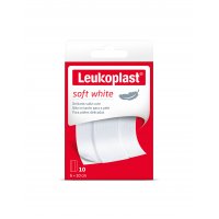 Leukoplast Soft White Cerotti 1mx6cm 10 Pezzi - Protezione Delicata per Pelli Sensibili