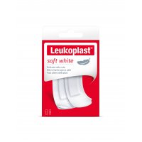 Leukoplast Soft White 20 Pezzi Assortiti - Nastro Adesivo Morbido per Fissaggio Ferite