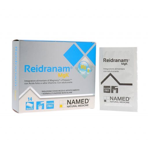 Reidranam MGK Magnesio e Potassio - 14 Bustine - Integratore per l'Equilibrio Elettrolitico
