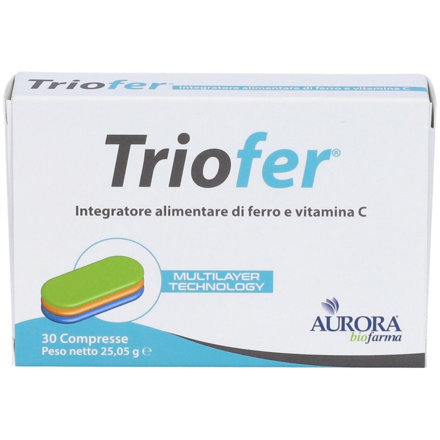 Aurora Biofarma, Triofer, 30 Compresse 