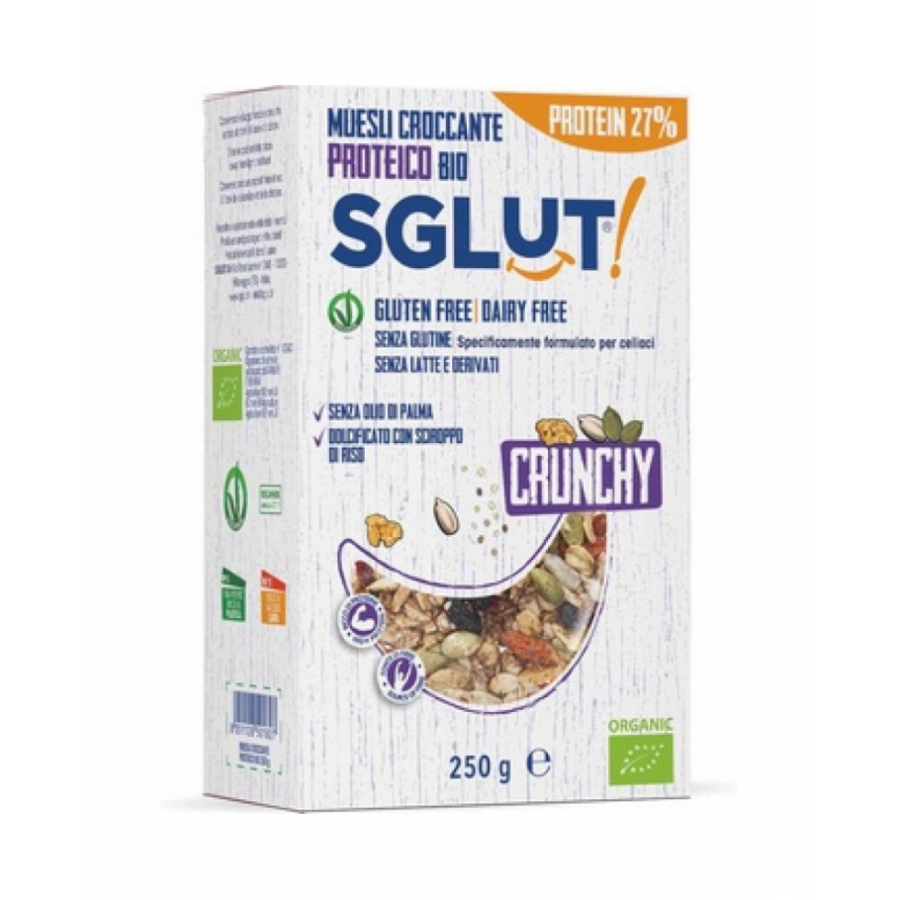 Crunchy Senza Glutine Proteico Bio Sglut 250g