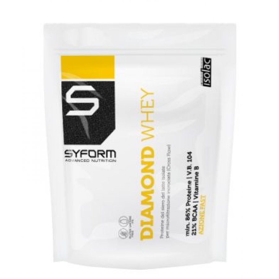 Syform Diamond Whey Cacao 500g - Integratore Alimentare a Base di Sieroproteine Isolate