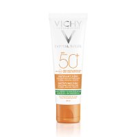 Vichy Capital Soleil Trattamento Opacizzante 3 in 1 Effetto MAT SPF50+, 50 ml