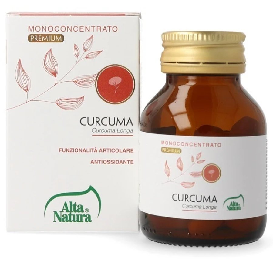 Terranata Curcuma 30 Compresse - Integratore con Estratto Secco di Curcuma