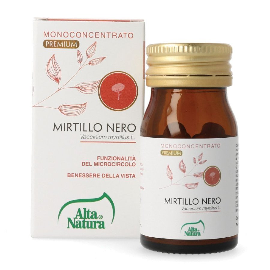 Mirtillo Nero 60 Compresse - Compresse In Flacone