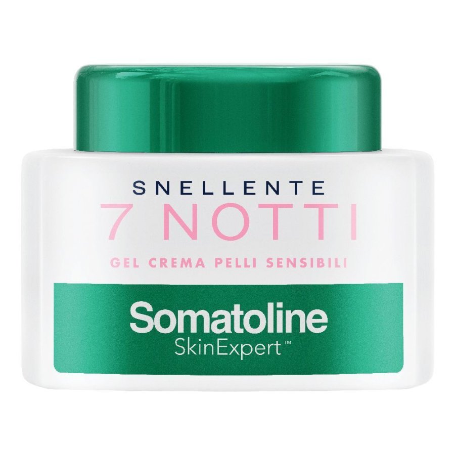 Somatoline, Skin Expert Corpo Snellente 7 Notti Gel Crema Pelli Sensibili, 400 ml