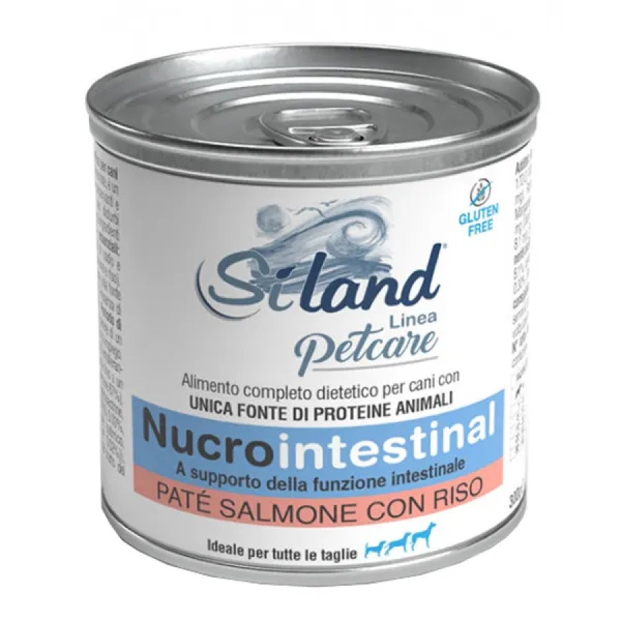 Siland Nucrointestinal Umido Cane Salmone e Riso, 300 g