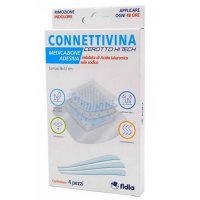 Connettivina - Cerotto Hitech 8x12cm 4 Pezzi - Trattamento per Ferite e Abrasioni