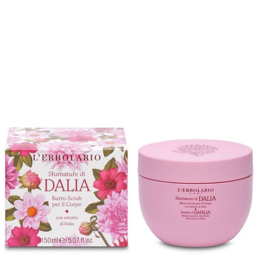Sfumature Dalia L&rsquo;Erbolario Scrub Corpo Burro Esfoliante, 150 ml