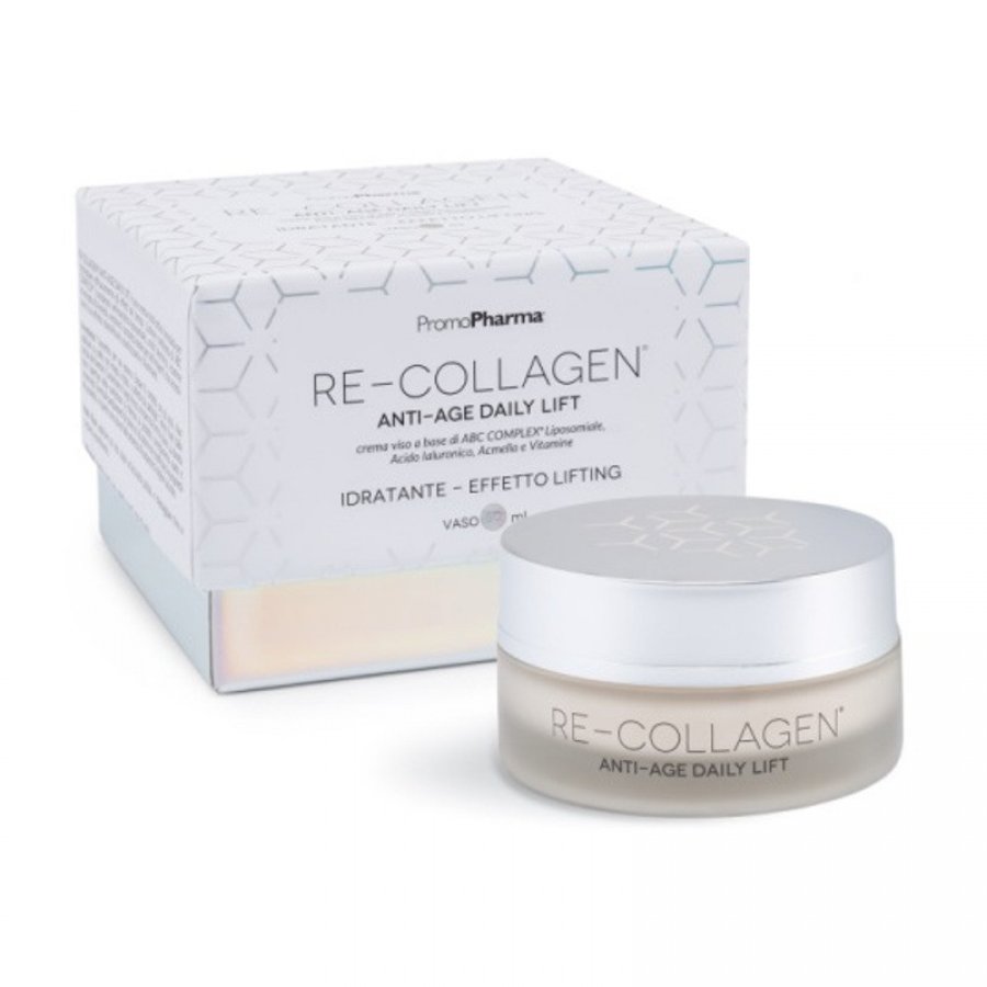 Re-Collagen Anti-Age Daily Lift - Crema Viso 50ml, Trattamento Antietà per una Pelle Radiante