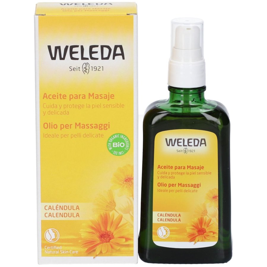 Weleda Olio per Massaggi Calendula Bio Olio Corpo, 100 ml Weleda Olio per Massaggi Calendula Bio Olio Corpo, 100 ml