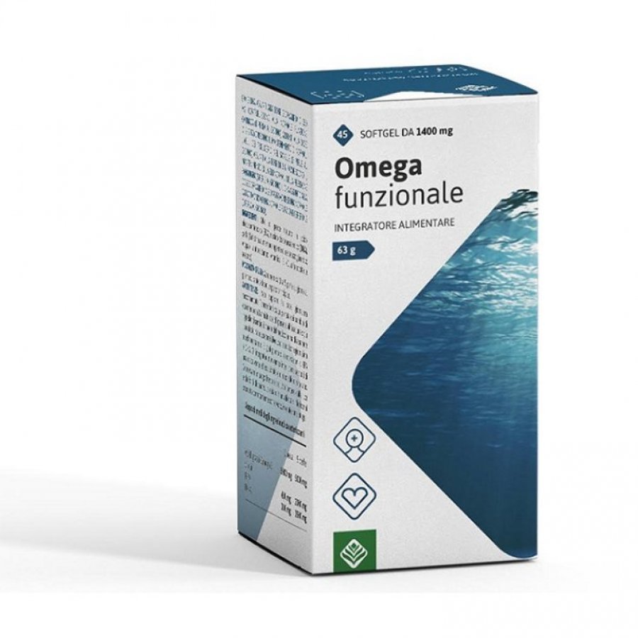 Omega Funzionale 45 Perle - Integratore di Omega 3 per la Salute Cardiovascolare