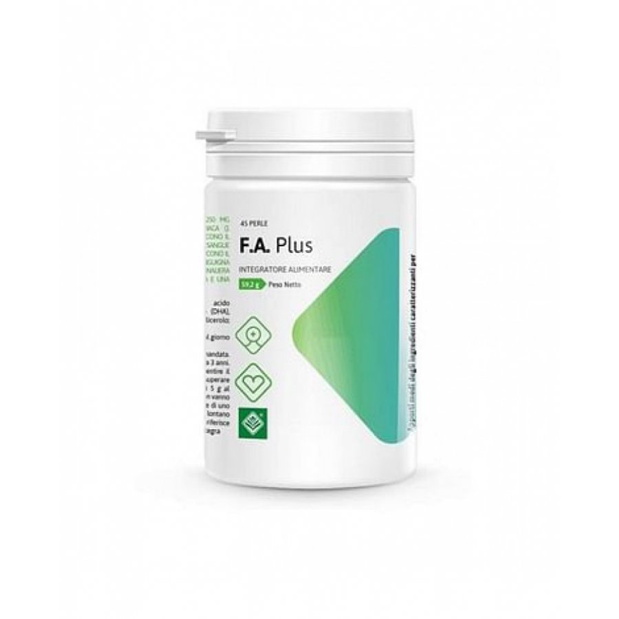 F.A. Plus 45 Perle - Integratore di Acidi Grassi Omega-3 ad Alta Potenza