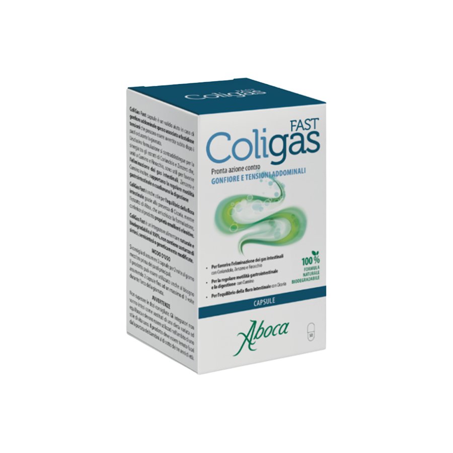 Aboca, ColiGas Fast, 50 capsule