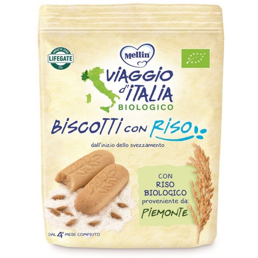 Mellin Viaggio D'Italia Biscotto Riso - 150g 4Mesi+