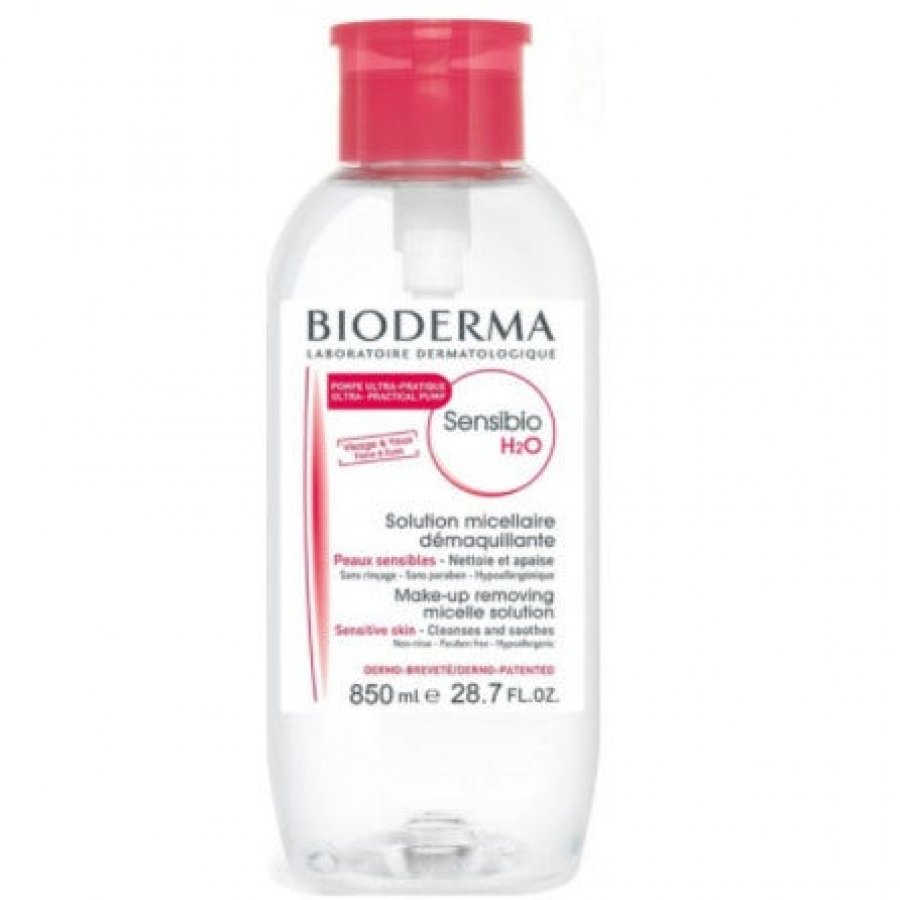 Bioderma Sensibio H2O Acqua Micellare Detergente Struccante 850ml - Bioderma Sensibio H2O Soluzione Micellare