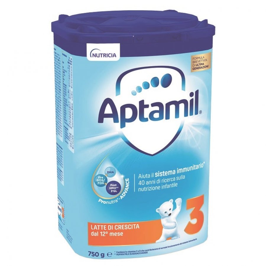 Aptamil 3 Latte di Crescita 750g - Nutrizione di qualità per bambini in crescita