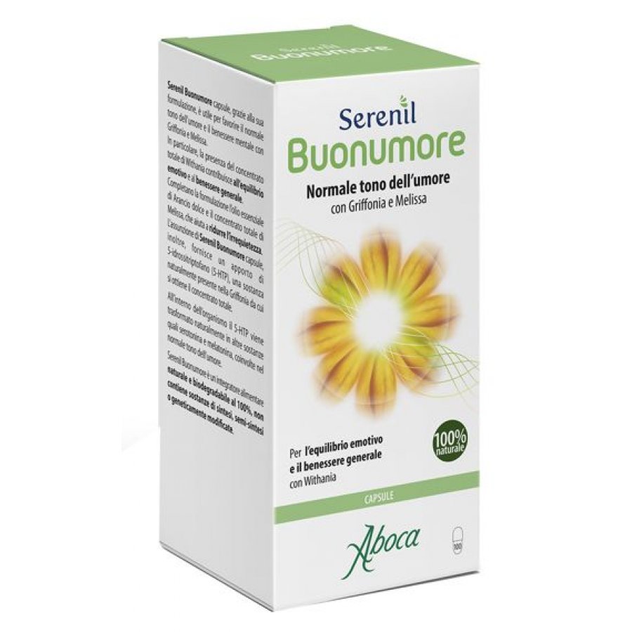 Aboca - Serenil Buonumore 100 Capsule - Integratore per il Benessere Mentale