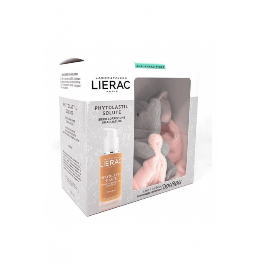 Lierac Coffret Phytolastil Solute 75ml + Doudou Rosa - Siero Anti-Smagliature con Edera e Equiseto