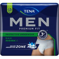 Tena Men Premium Fit Livello 4 Mutandina Assorbente Uomo Taglia Medium 10 Pezzi - Assorbenza Maxi per Perdite Pesanti, Uso Diurno e Notturno