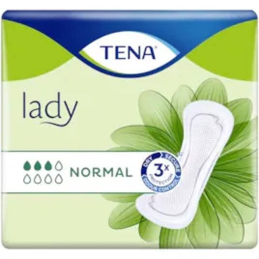 Tena Lady Normal 24 Pezzi - Protezione Avanzata per Perdite Urinarie Leggere a Moderate