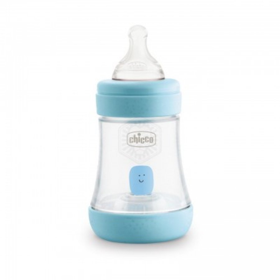 Chicco Perfect 5 Biberon 150ml Azzurro Flusso Lento - L'Alimentazione Perfetta per il Tuo Bambino