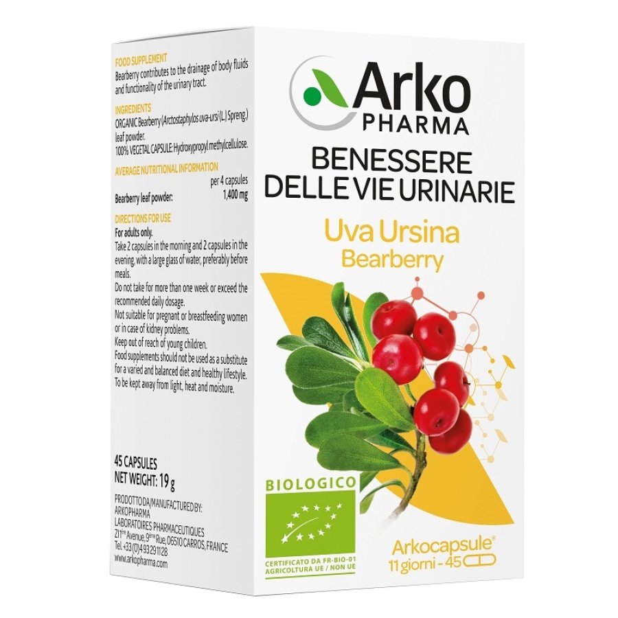 ArkoPharma Uva Ursina, 45 Capsule