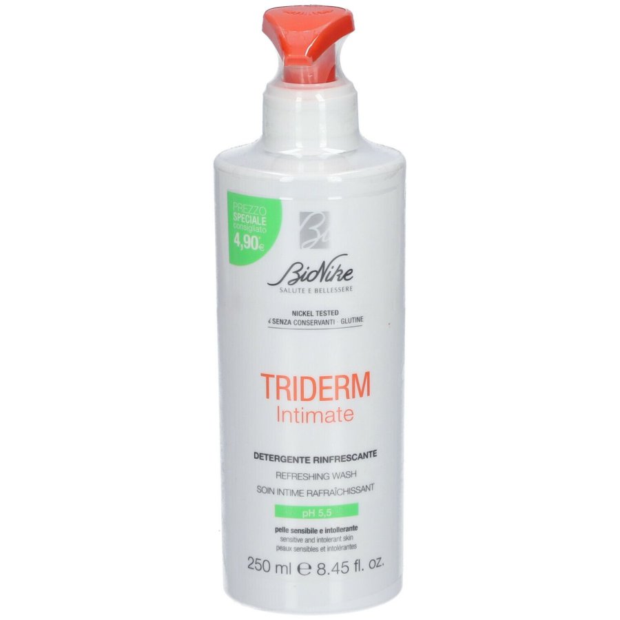 Bionike Triderm Intimate Detergente Rinfrescante pH 5.5, 250ml