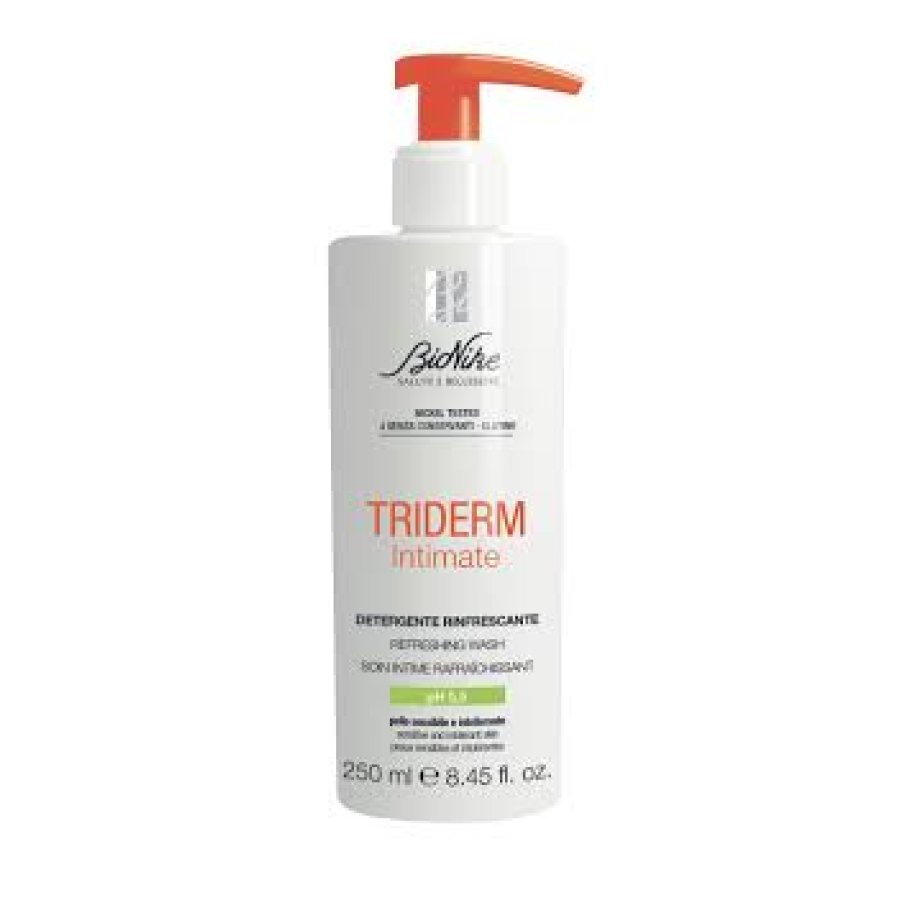 Bionike Triderm Intimate Rinfrescante pH 5.5 – Detergente Intimo Uomo Donna 250 ml