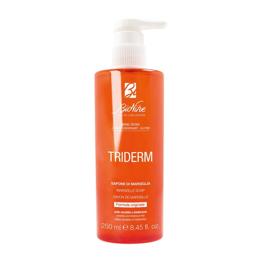 Bionike, Triderm Sapone Marsiglia Pelli Sensibili Intolleranti, 250 ml
