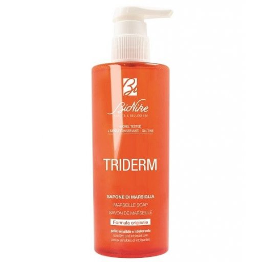 Bionike Triderm Sapone di Marsiglia 250ml - Detergente Delicato per Pelle Sensibile