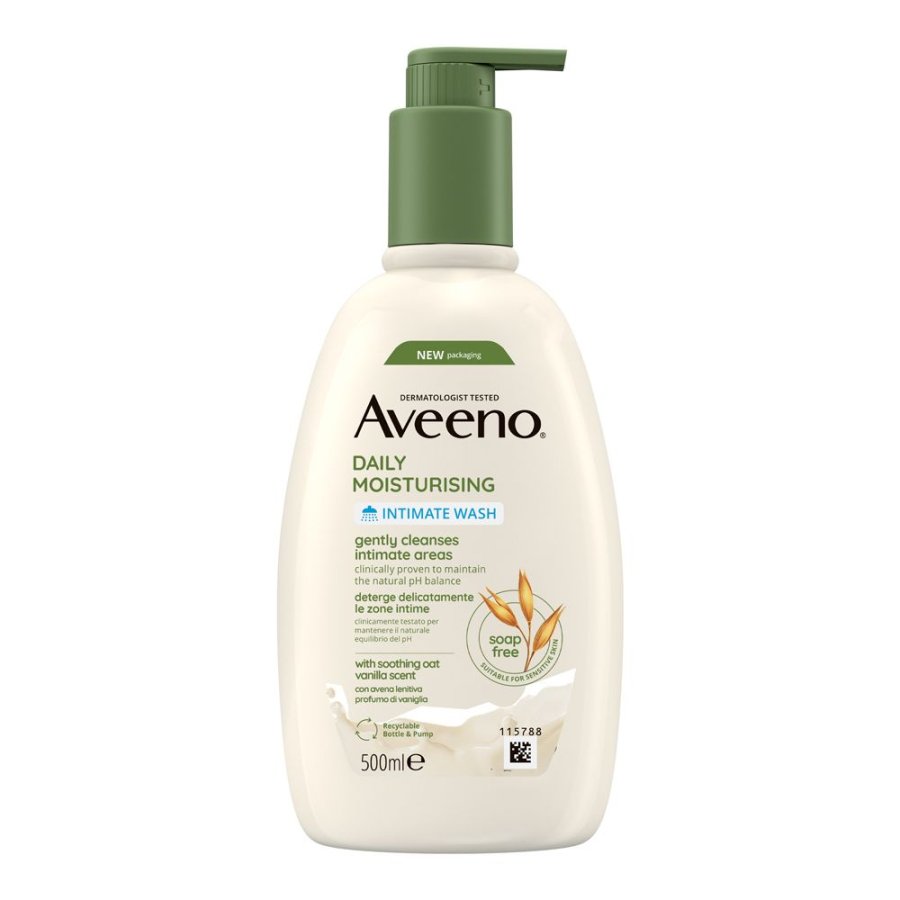 Aveeno Daily Moisturising Detergente Intimo Vaniglia 500 ml
