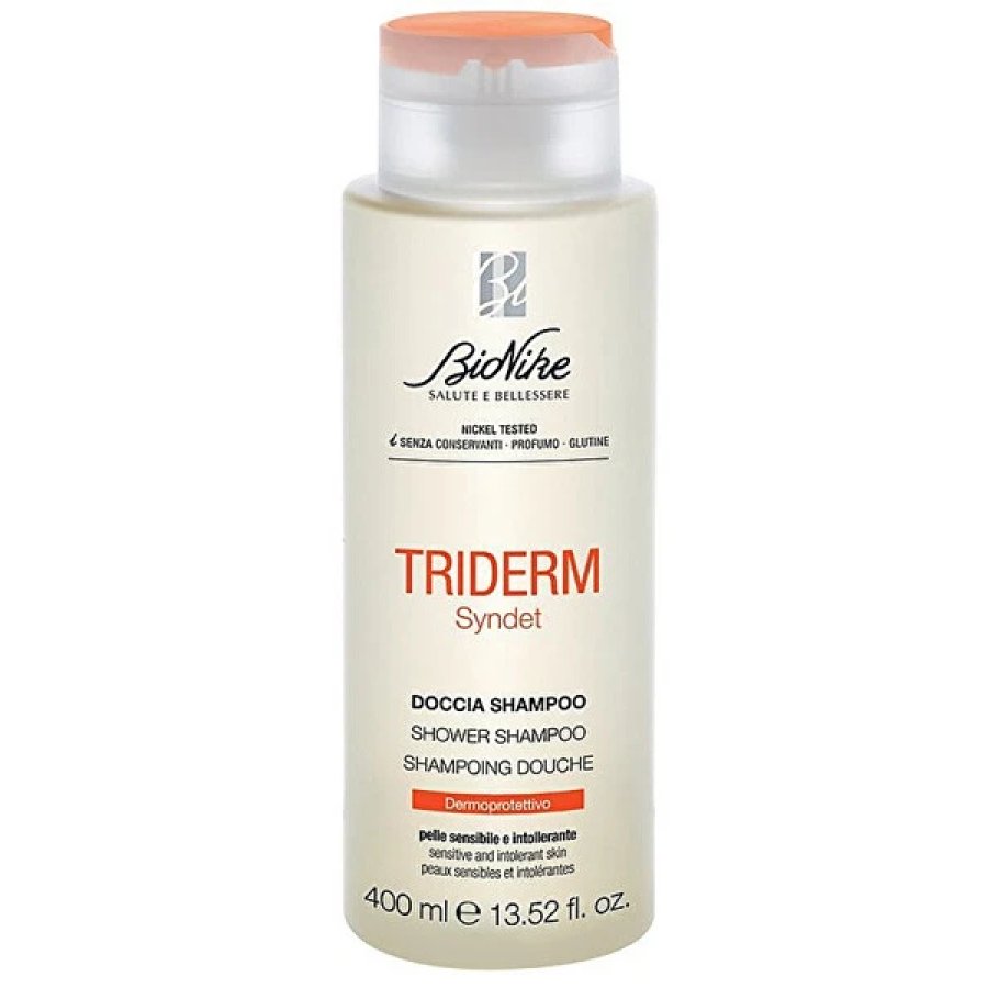 Bionike, Triderm Sydnet Doccia Shampoo Dermoprotettivo, 400 ml