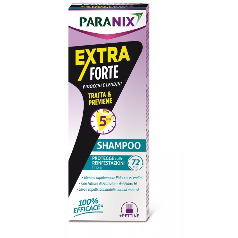Paranix - Shampoo Trattamento Pidocchi e Lendini Extra Forte 200ml