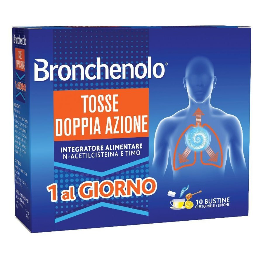 Bronchenolo Tosse Doppia Azione, 10 Bustine