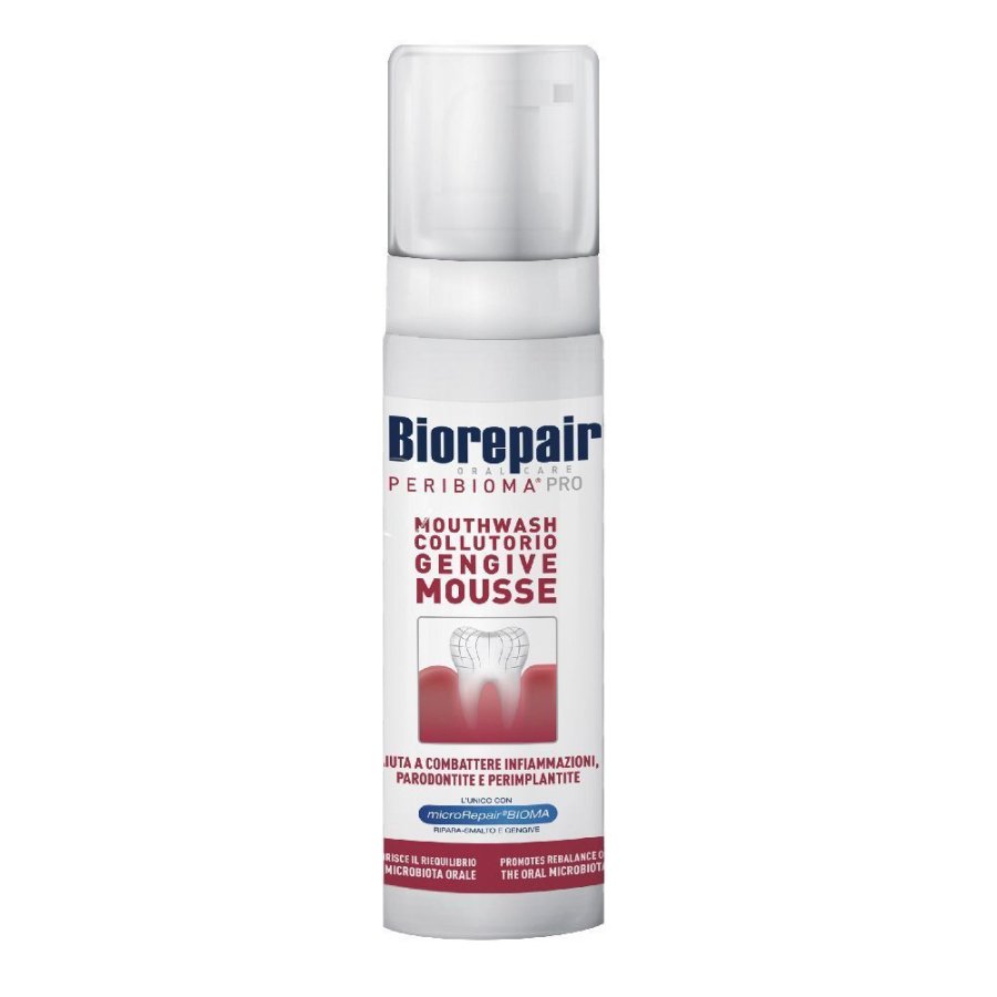 Biorepair Peribioma, Collutorio Gengive In Mousse, 200 ml