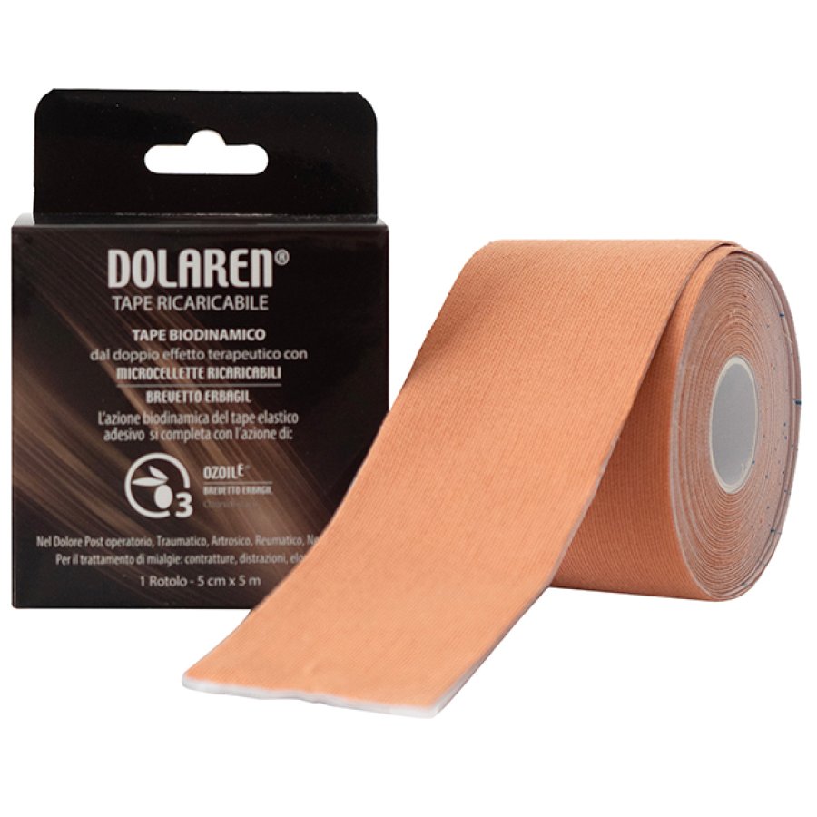 Dolaren Tape Ricaricabile, 1 rotolo 5 cm x 5 m Dolaren Tape Ricaricabile, 1 rotolo 5 cm x 5 m
