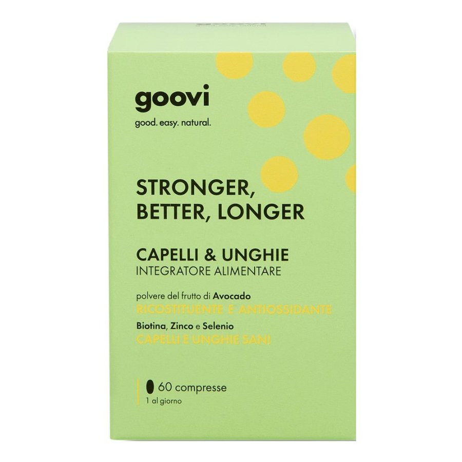 Goovi, Stronger Better Longer Capelli e Unghie, 60 Compresse