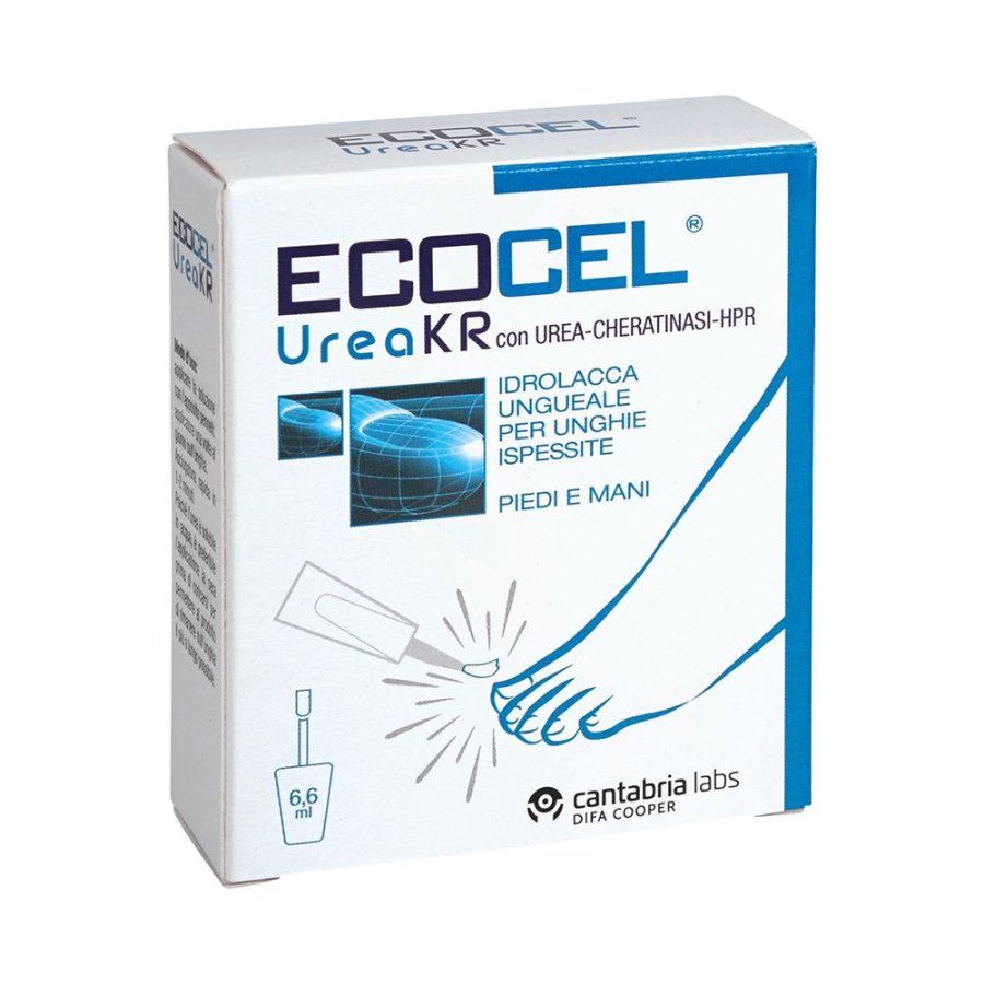 Ecocel Urea KR, Idrolacca Ungueale, 6,6ml