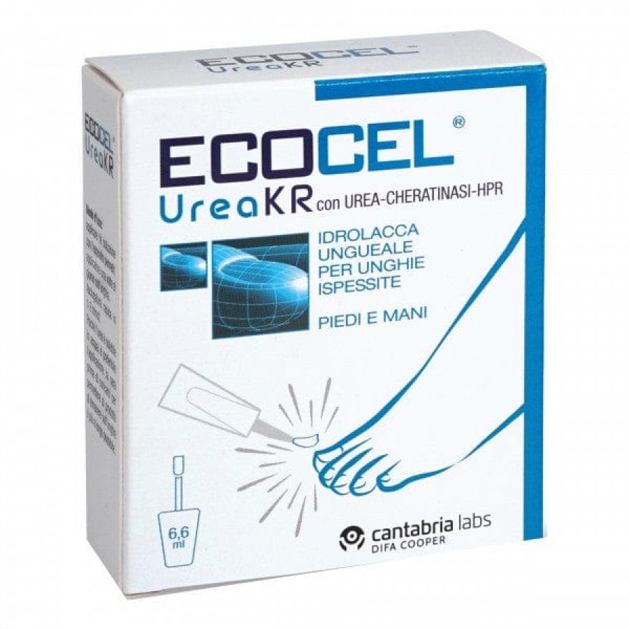Ecocel Urea Kr 6,6ml - Idrolacca per Unghie Ispessite