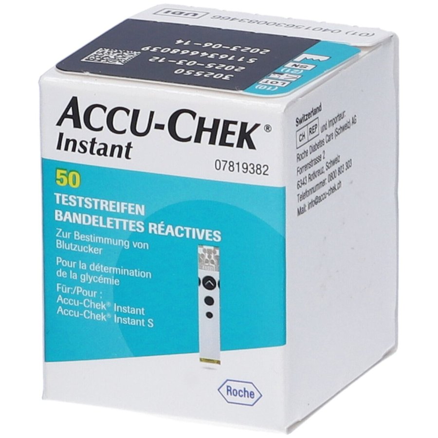 Accu-Chek Instant - 50 Strips per Misurazione Glicemia