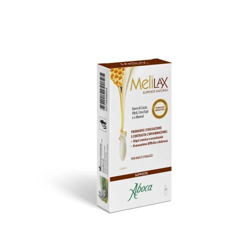 Aboca Melilax 12 supposte da 2,5 g ciascuna