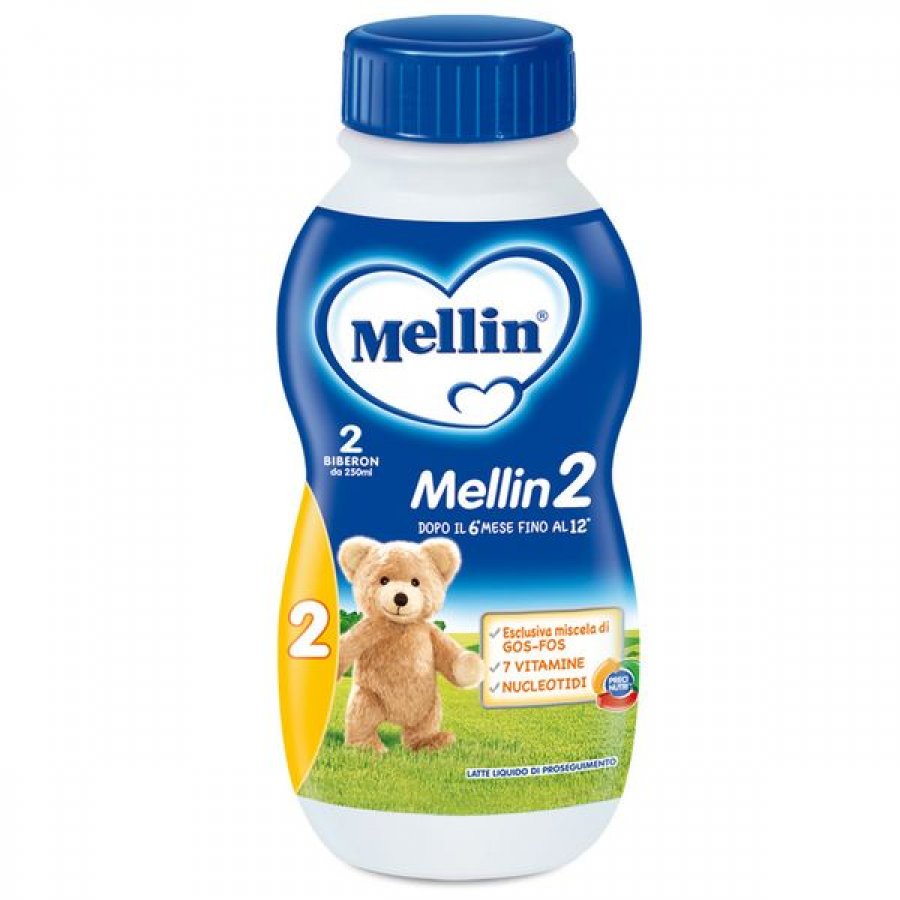 Mellin 2 Latte 6-12M+ 500ml - Latte di proseguimento per Bambini