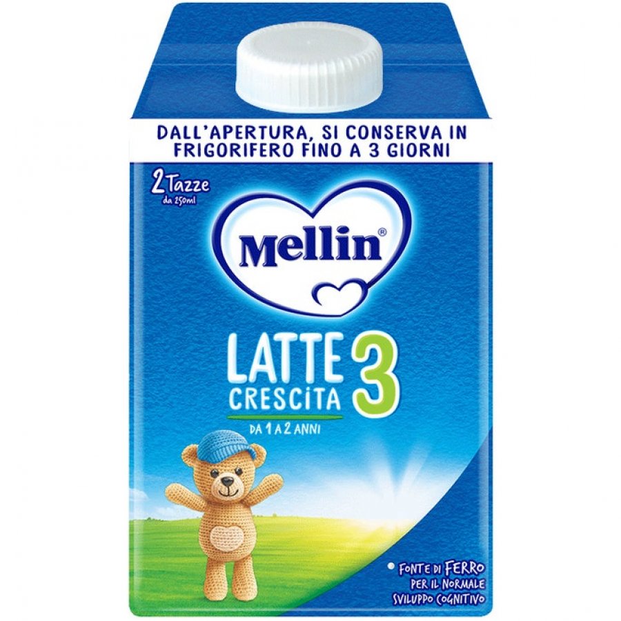 Mellin 3 - Latte Crescita Liquido 1-2 Anni - 500ml