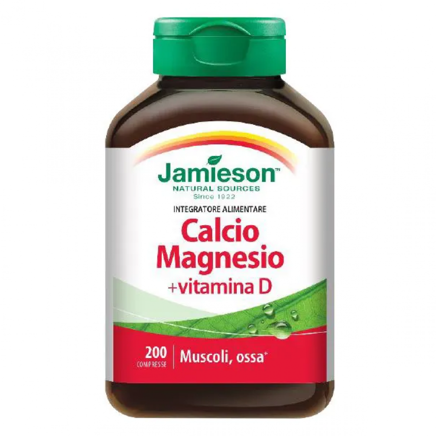 Jamieson Calcio Magnesio con Vitamina D 200 Compresse