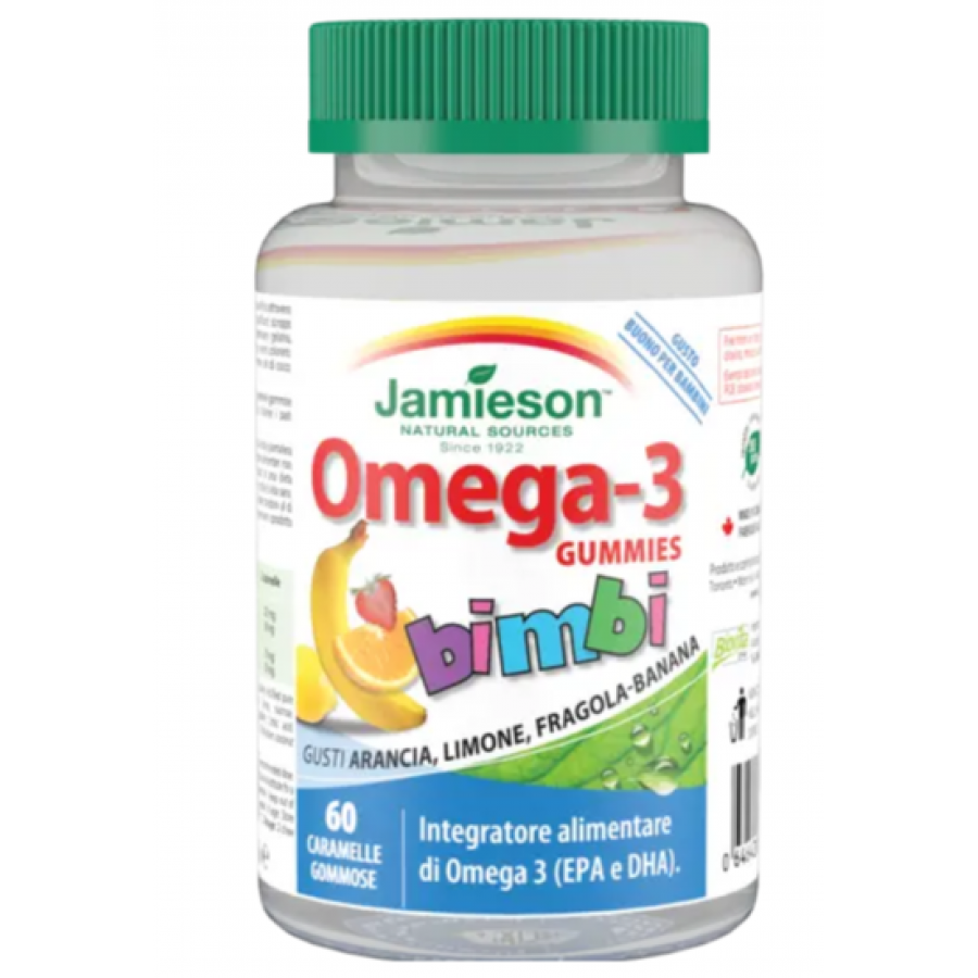 Jamieson Omega 3 Gummies 60 Caramelle Gommose