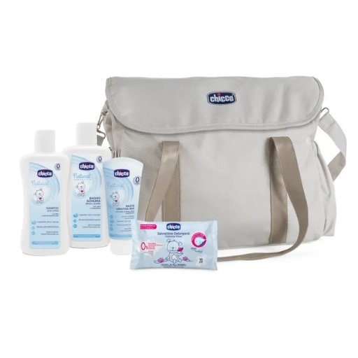 Chicco Cofanetto Borsa Mamma Pieno - Kit Completo per la Cura del Bambino