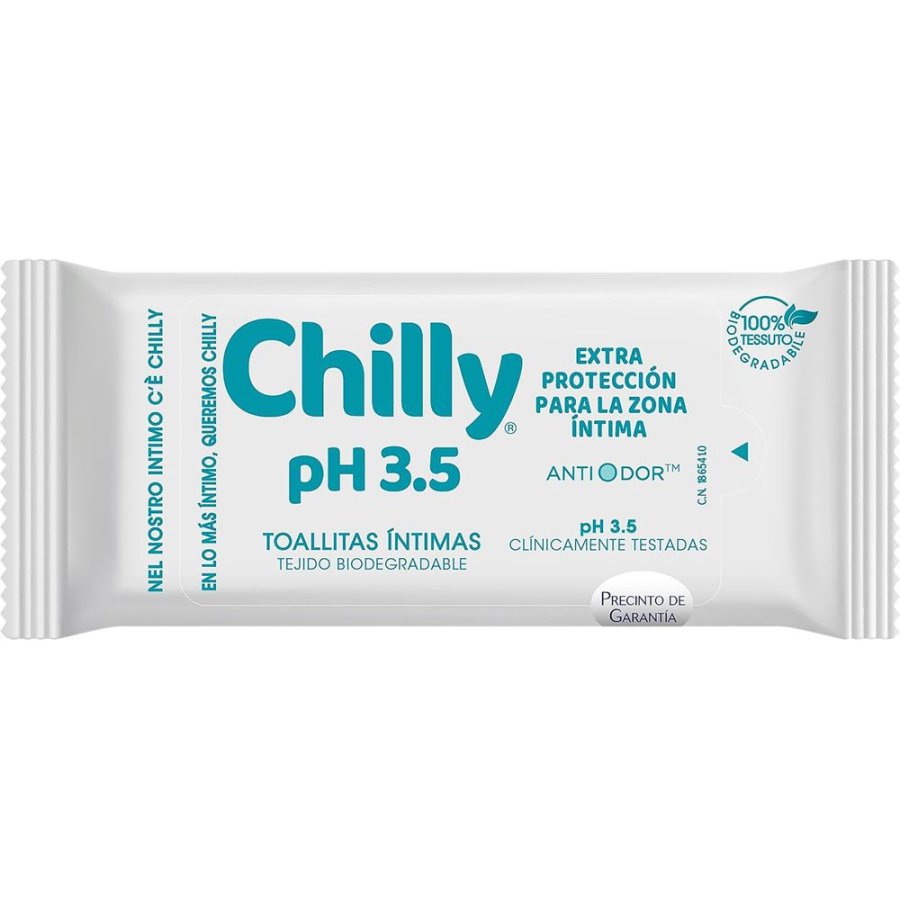 Chilly Salviettine Intime pH 3.5, 12 salviette Chilly Salviettine Intime pH 3.5, 12 salviette